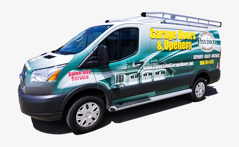 Garage Door Repair Truck - Compact Van, transparent png #7988318