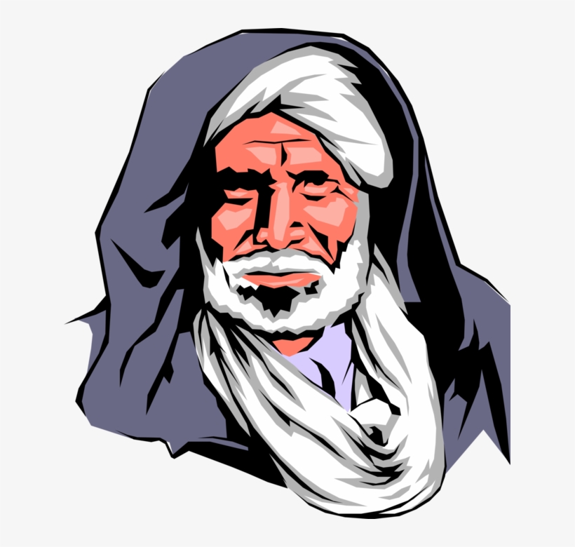 Vector Illustration Of North Africa Moroccan Man In - Moroccan Man Png, transparent png #7988443