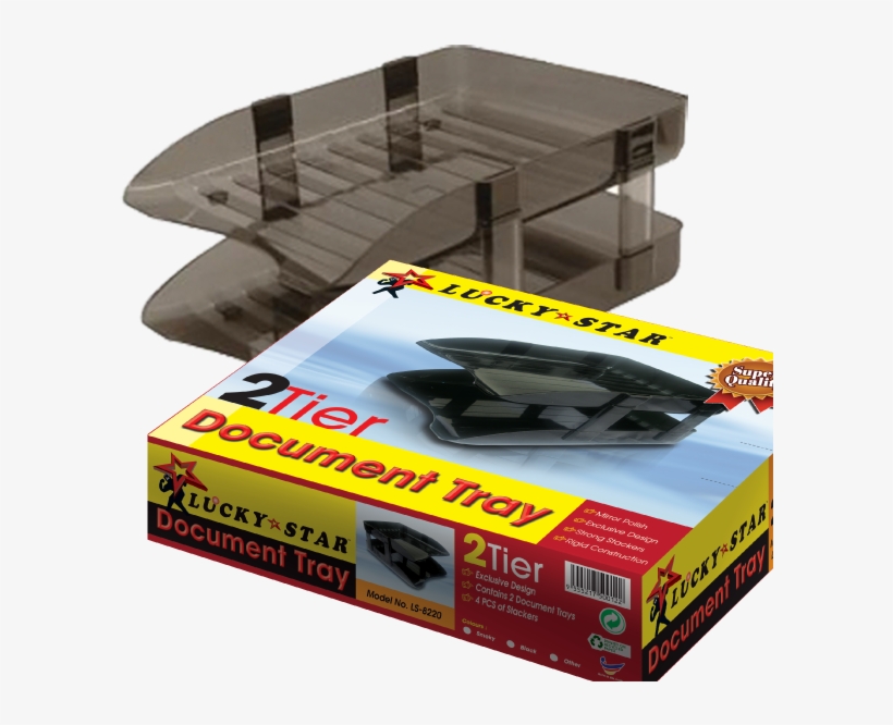 Lucky Star - Document Tray 2 Tier Lucky Star, transparent png #7988674