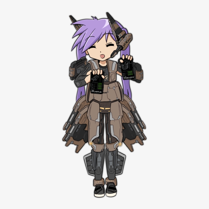 Tornado - Kagami Hiiragi - Cartoon, transparent png #7988871