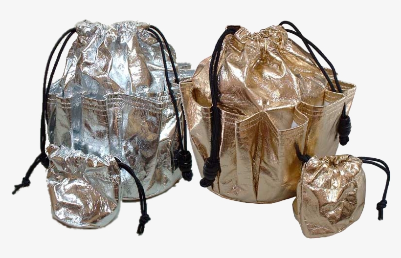 Bingo Bag Gold Silver Mylar Plain - Diaper Bag, transparent png #7988882
