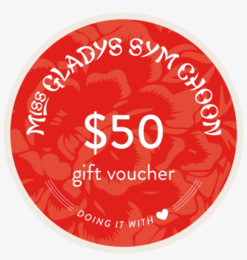 50 Voucher Miss Gladys Sym Choon, transparent png #7989029