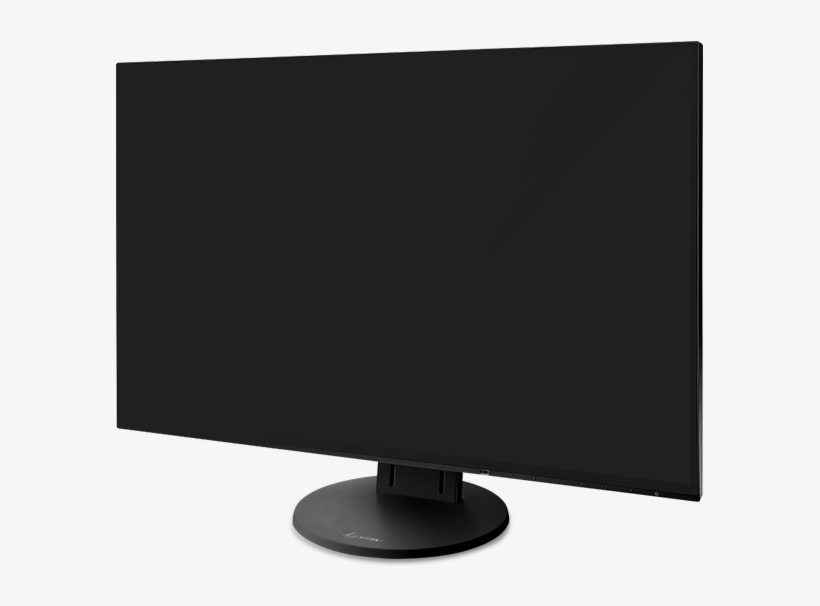 Furthermore, The Bezels Are Flush With The Screen, - All Black Monitor, transparent png #7989147
