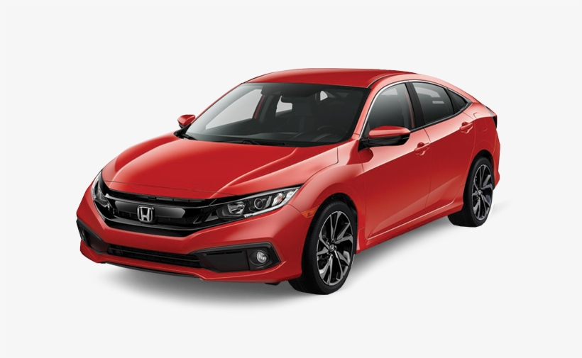 New 2019 Honda Civic Sedan Sport - 2019 Honda Civic Sport Black, transparent png #7989209