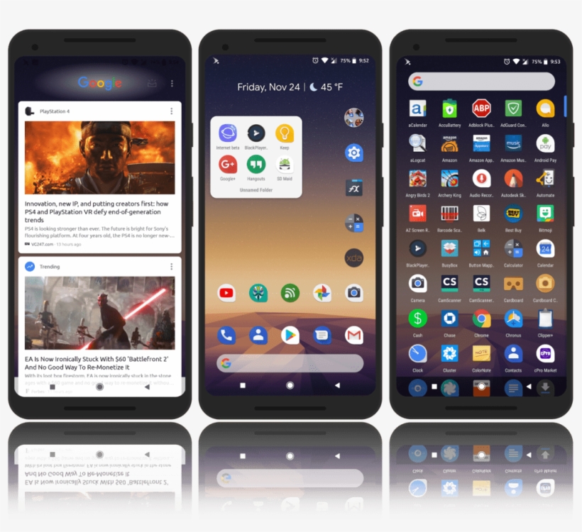 Google Pixel Themes - Pixel 2 Android 9, transparent png #7989541