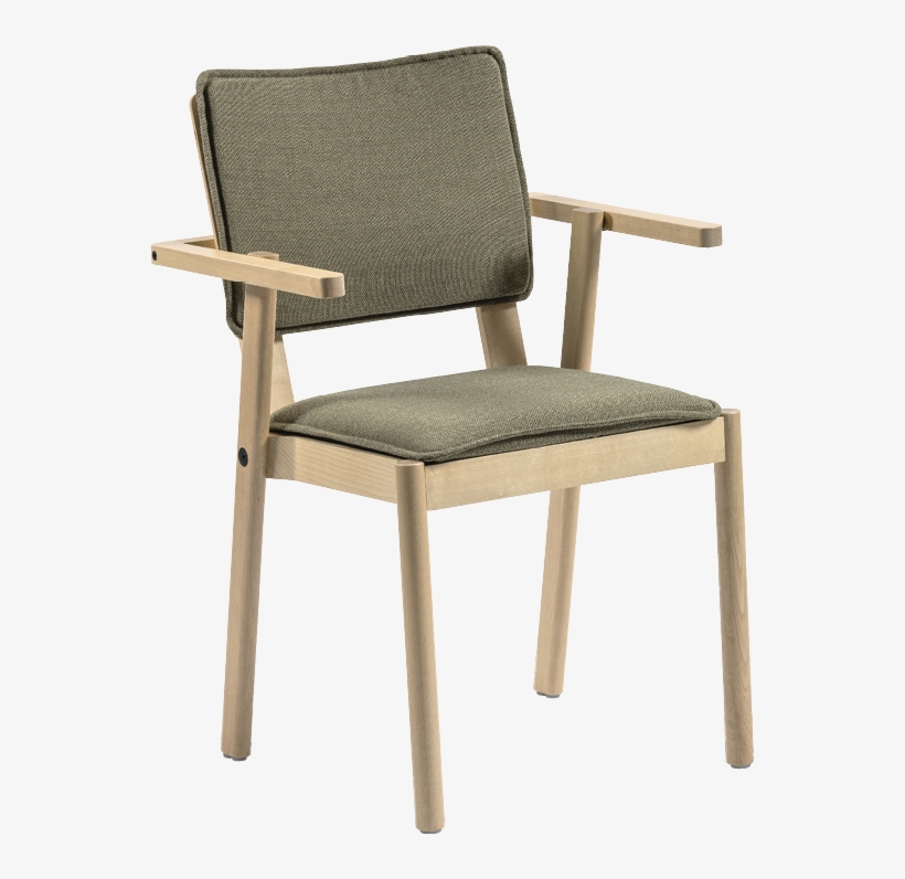Chair With Armrests - Chair, transparent png #7989792