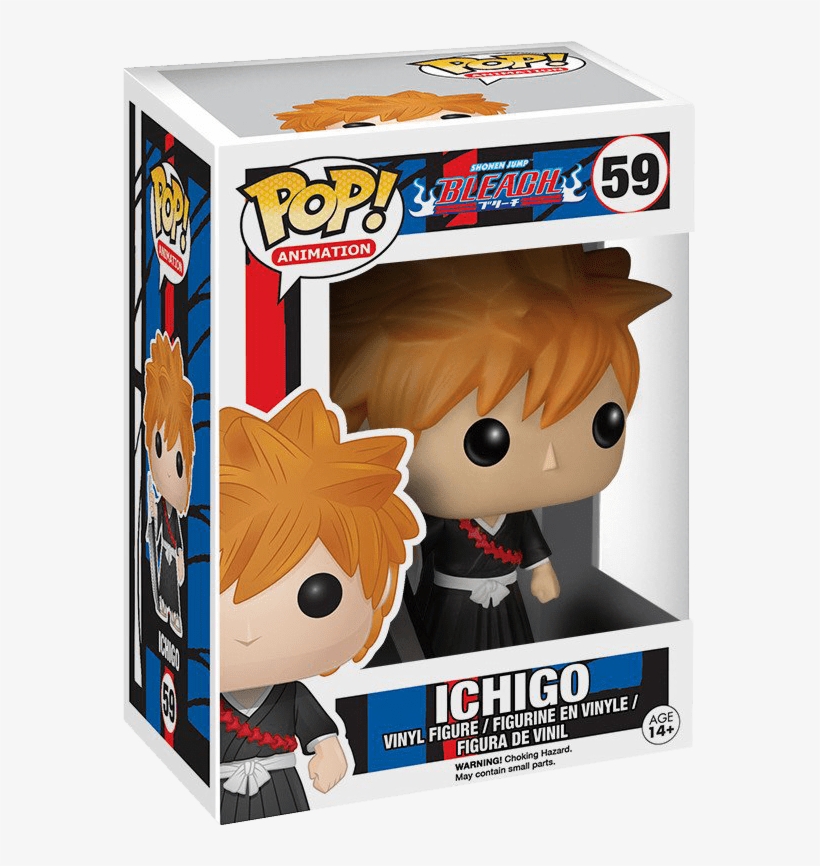 Ichigo Kurosaki Vinyl Figure - Funko Bleach, transparent png #7989833