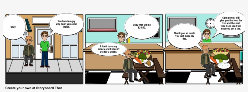 Feed The Hungry - Comics, transparent png #7989836