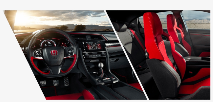 Discover The All-new 2018 Honda Civic Type R In New - 2018 Honda Civic Interior, transparent png #7989891