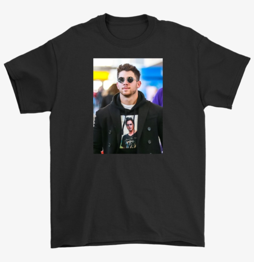 Nick Jonas Wearing A Shirt Of John Stamos Wearing A - Friendship Printed Shirt, transparent png #7990991