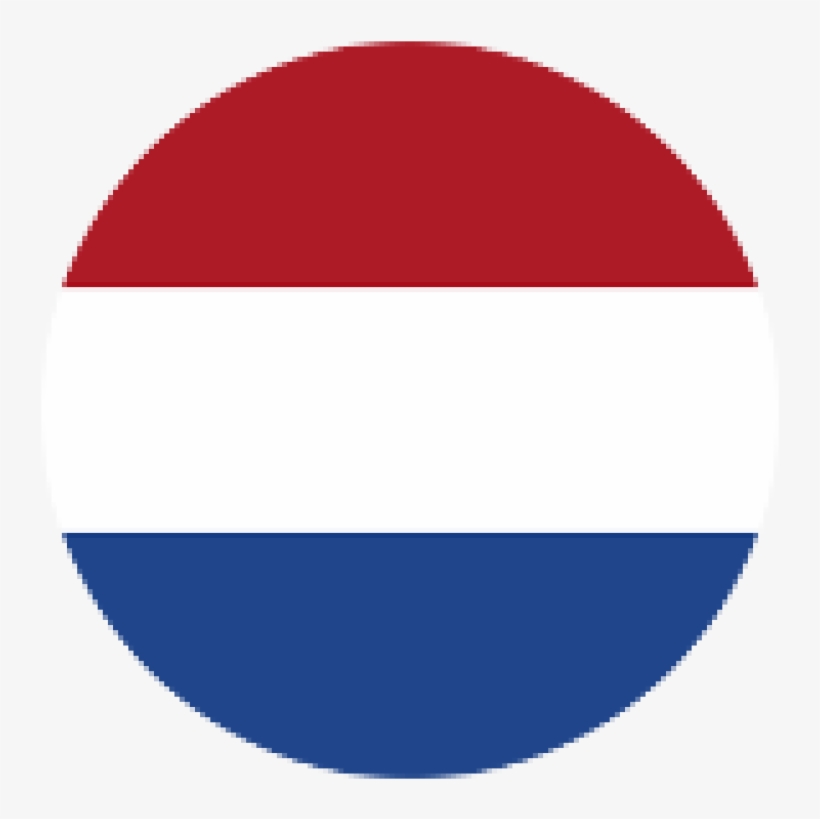 4me Flag Round Nethe - Netherlands Icon, transparent png #7991026
