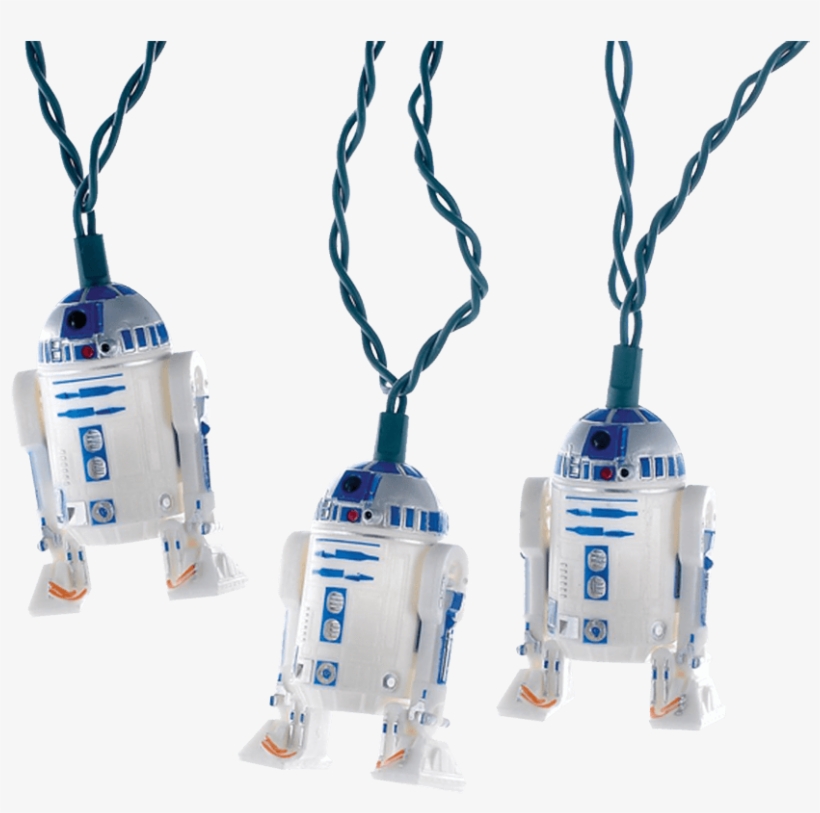 Star Wars R2-d2 Light Set - Luces Navideñas De Star Wars, transparent png #7991071