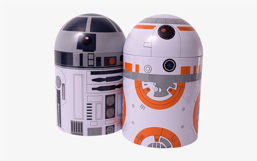 R2 D2 & Bb 8 Tin Containers 2 Pack - R2-d2, transparent png #7991218