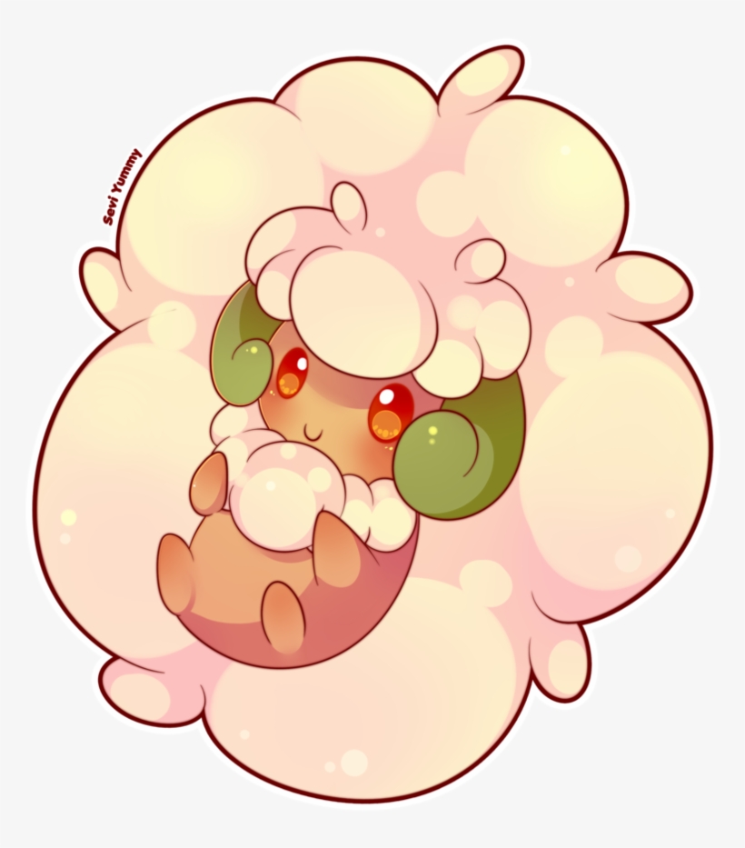 Chibi Whimsicott By Seviyummy Cute Pokemon, Pokemon - Pokemon Whimsicott Chibi, transparent png #7992025