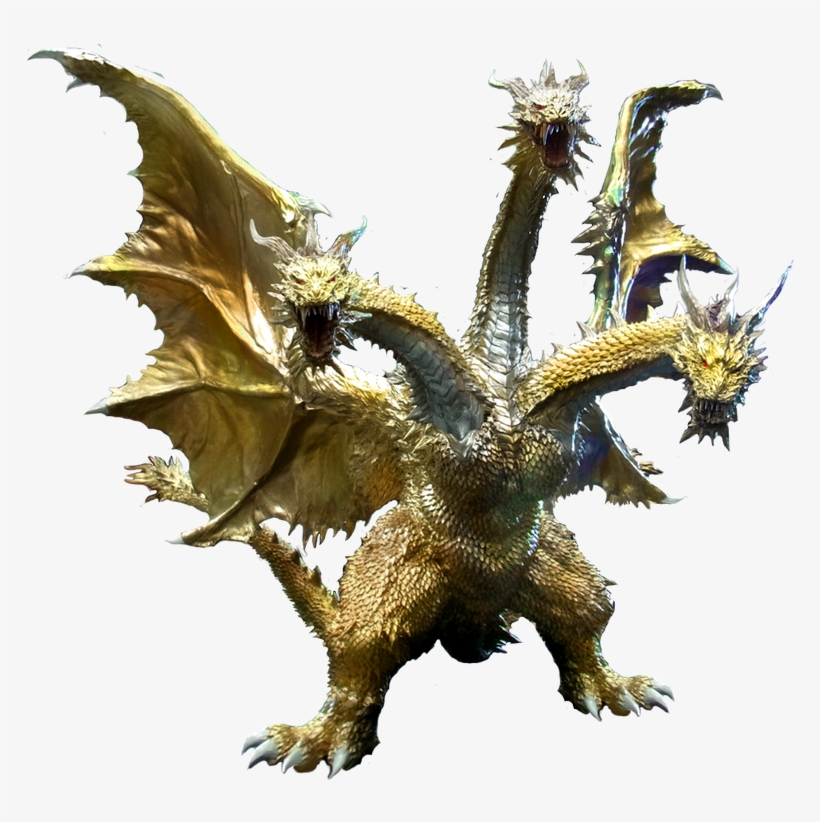 King Ghidorah Monsterverse Godzillafandomcom - Monsterverse King Ghidorah, transparent png #7992250