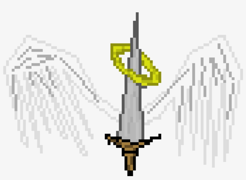 True Excalibur - Line Art, transparent png #7992776