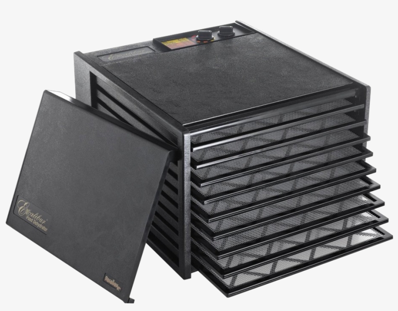 Excalibur 9 Tray Dehydrator With Timer - Excalibur 9 Tray Dehydrator With Timer Black, transparent png #7993071