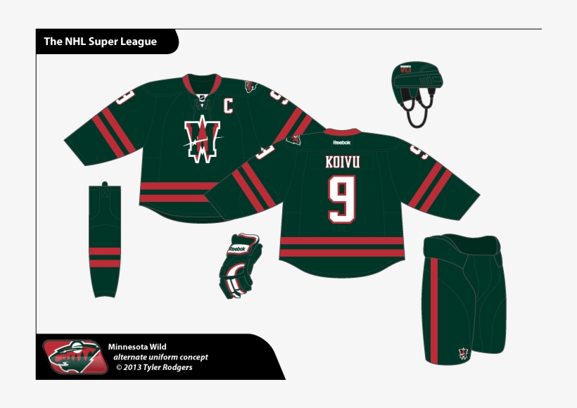 4jctep8 - Minnesota Wild Concept Logo, transparent png #7993648