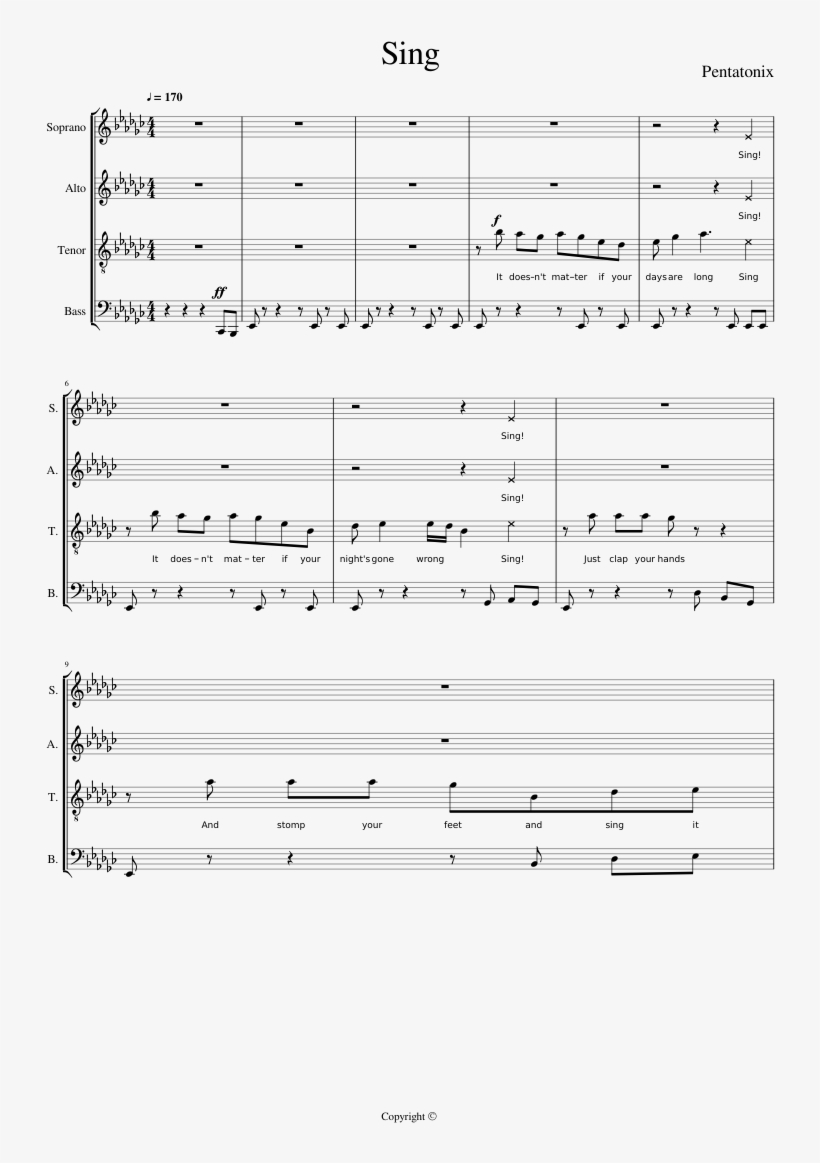 Sing - Vasija De Barro Partitura, transparent png #7993749