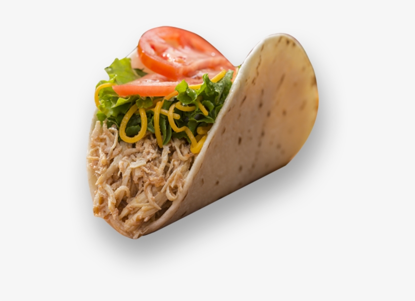 Banner Black And White Taco Png Villa Chicken Soft - Fast Food, transparent png #7993878