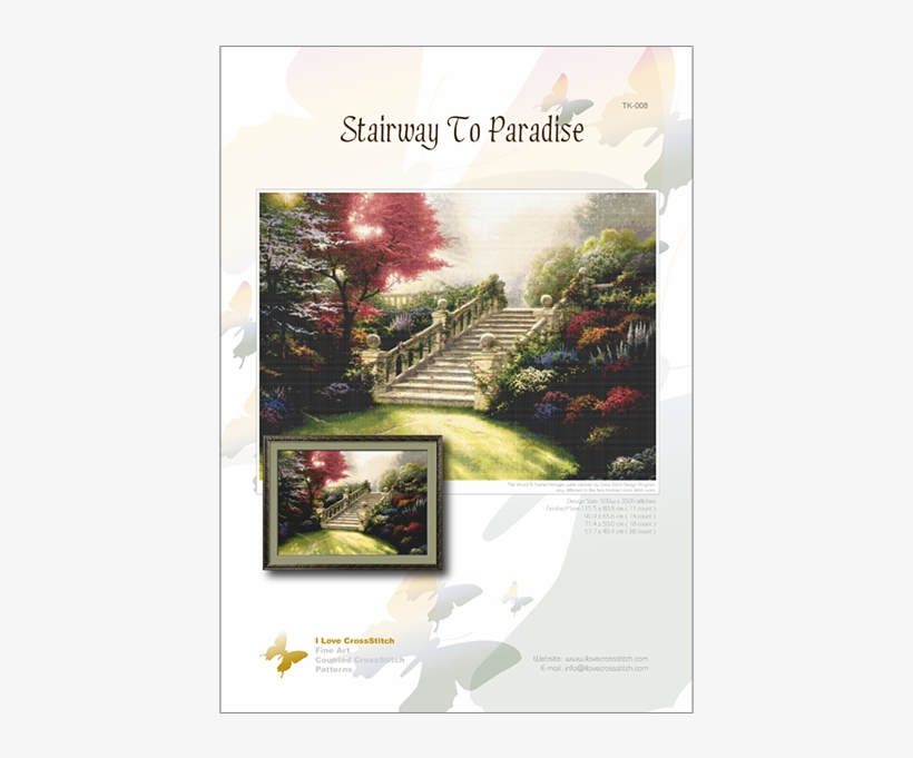 Prev - Stairway To Paradise Thomas Kinkade, transparent png #7993909