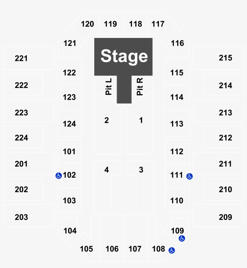 Legend - James Brown Arena Seating Chart - Free Transparent ...