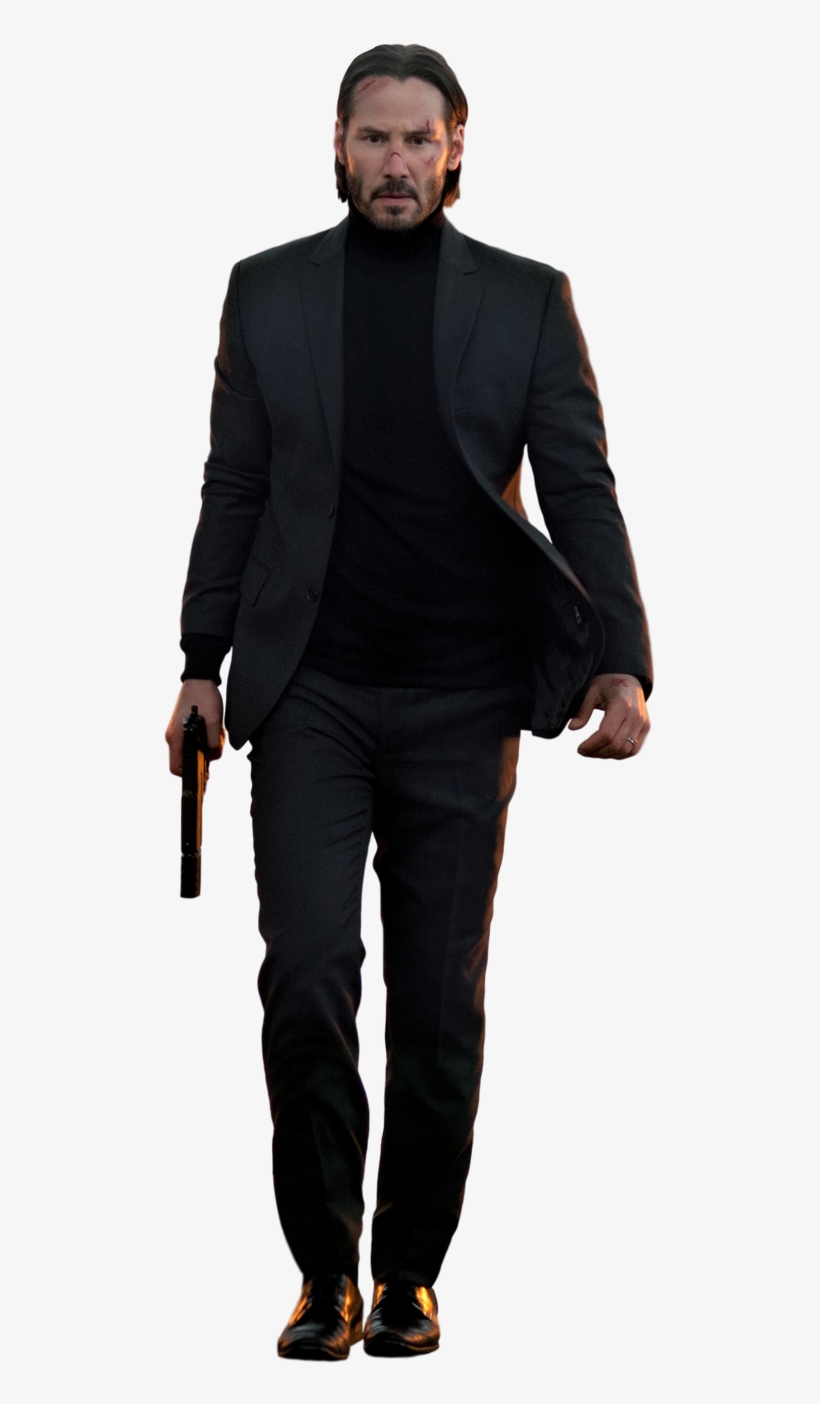 John Wick Transparent - Men Suit Style Navy Blue, transparent png #7993949