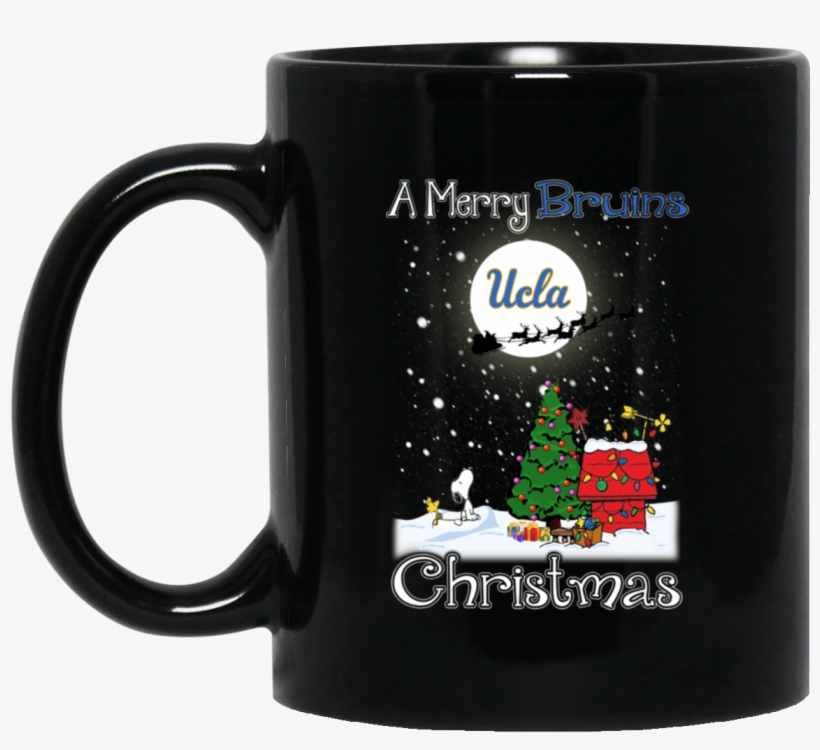 Ucla Bruins Snoopy Ugly Sweaters Merry Christmas Teebubbles - Shuh Duh Fuh Cup Cup, transparent png #7994483