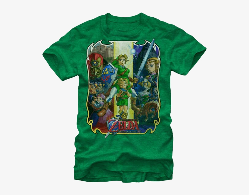 Ocarina Of Time Character T-shirt - Zoras Zelda Ocarina Of Time, transparent png #7995037