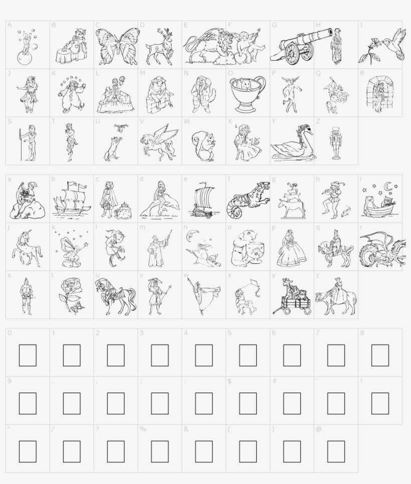 001 Once Upon A Time Font - Line Art, transparent png #7995074