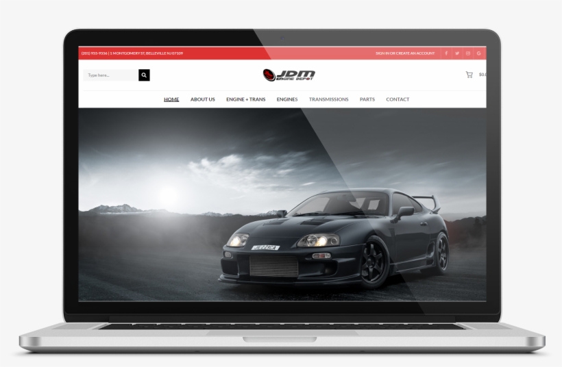 Visit Jdm Engine Depot - Toyota Supra Wallpaper Night, transparent png #7995233