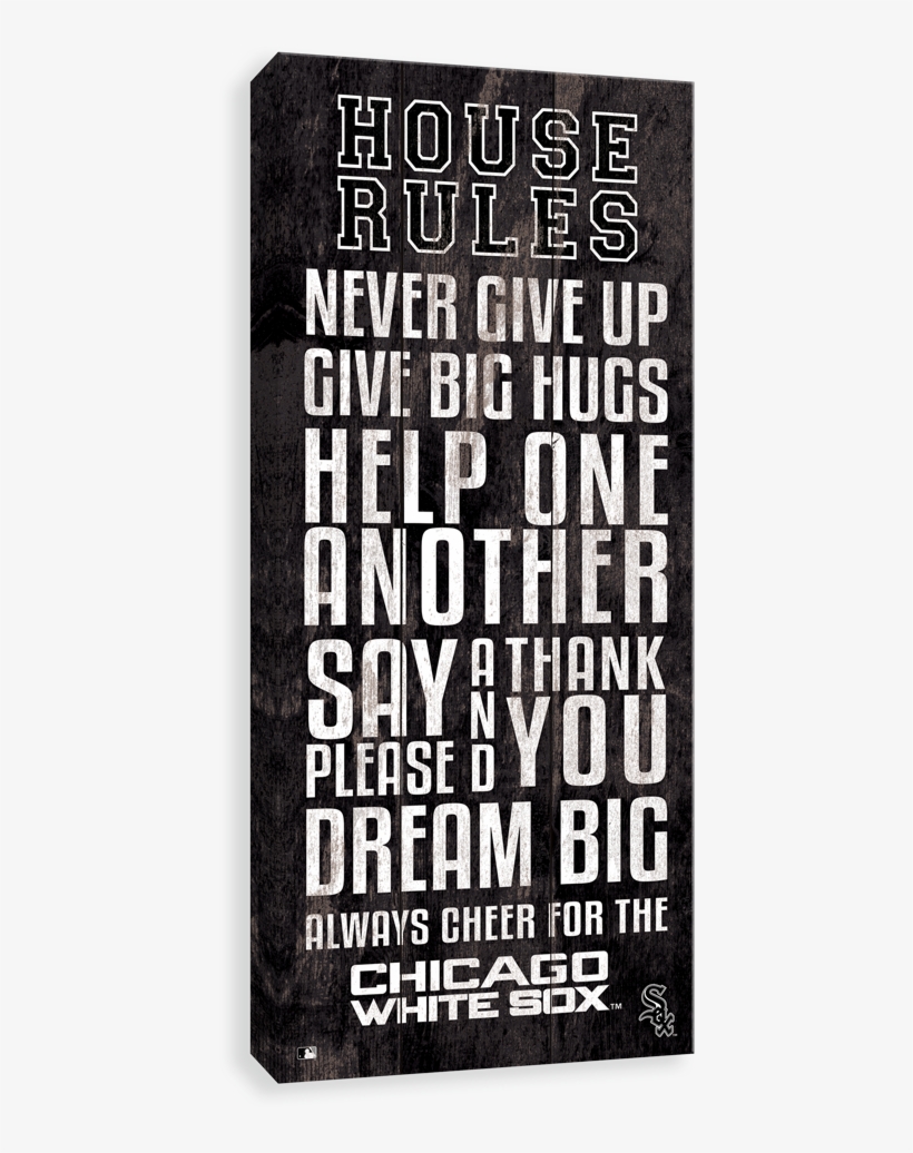 Chicago White Sox House Rules - Poster, transparent png #7995507