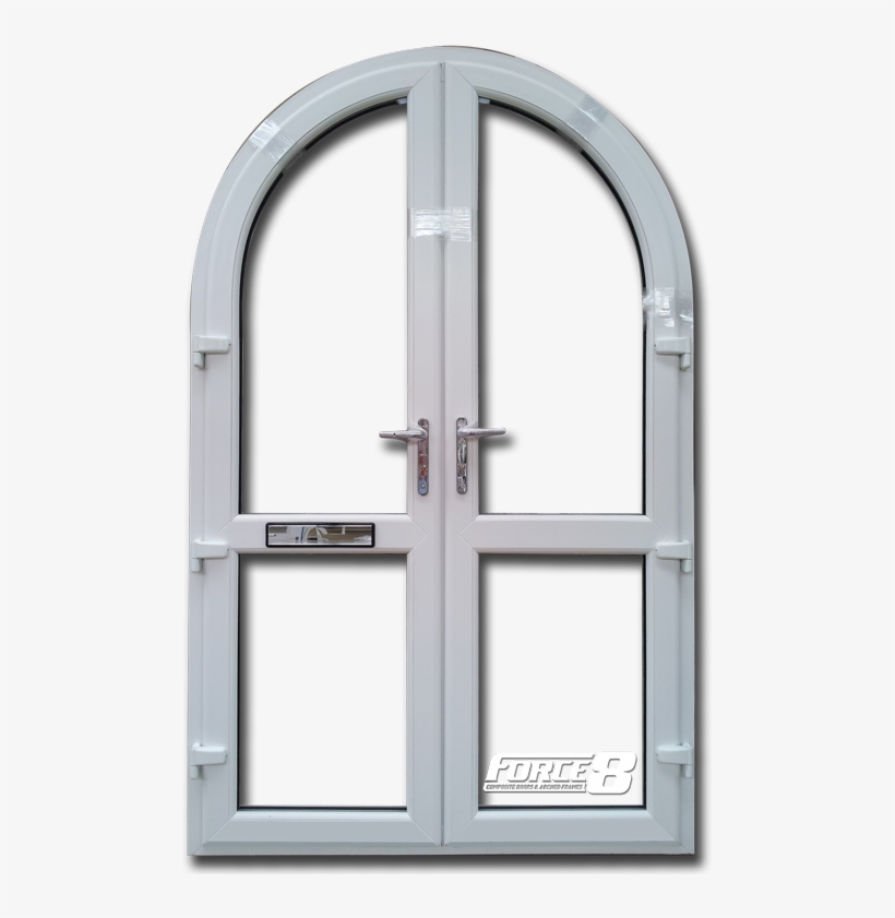 Upvc Arched French Doors, transparent png #7996141