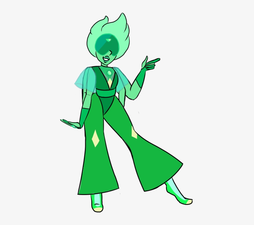Nephrite, The Fusion Of Peridot, Sapphire, And Yellow - Steven Universe Peridot And Yellow Pearl Fusion, transparent png #7996250