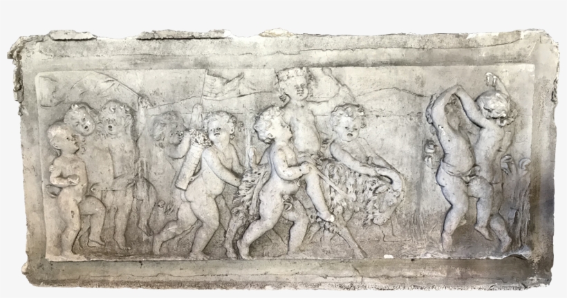 Plaster Bas Relief, Bacchanal - Relief, transparent png #7996370