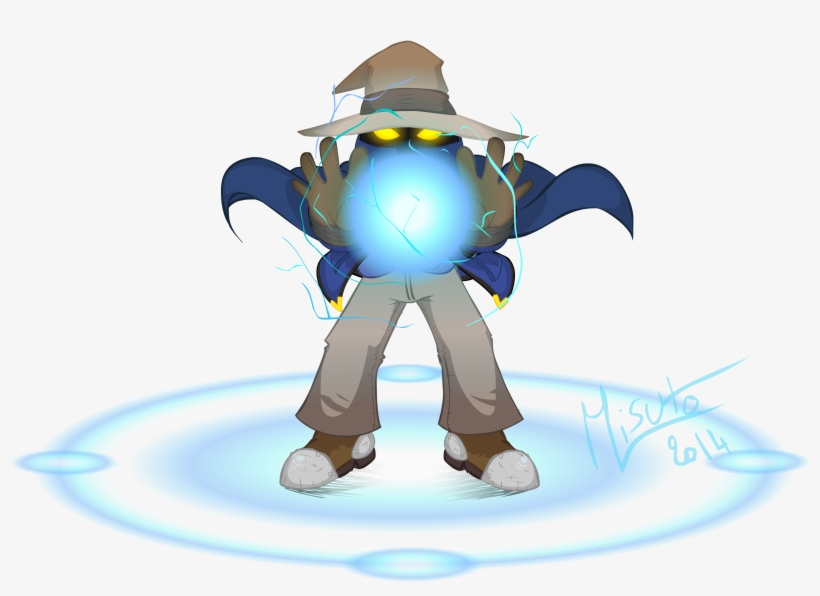 Here's Misuto, The Black Mage I Play In Rp - Cartoon, transparent png #7996733