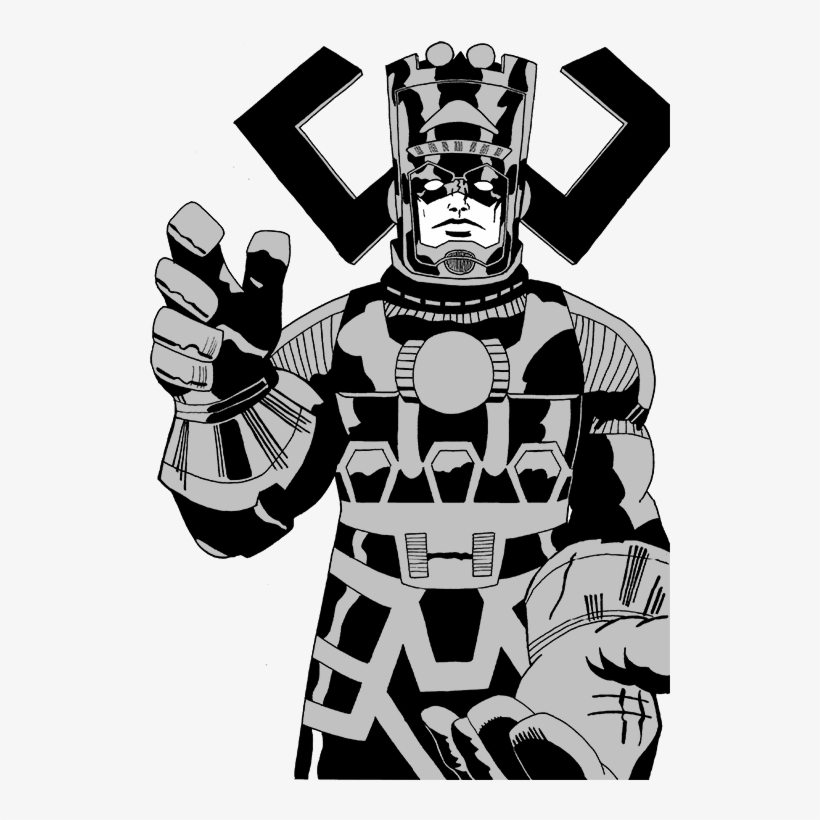 Galactus Grey - Illustration, transparent png #7997462