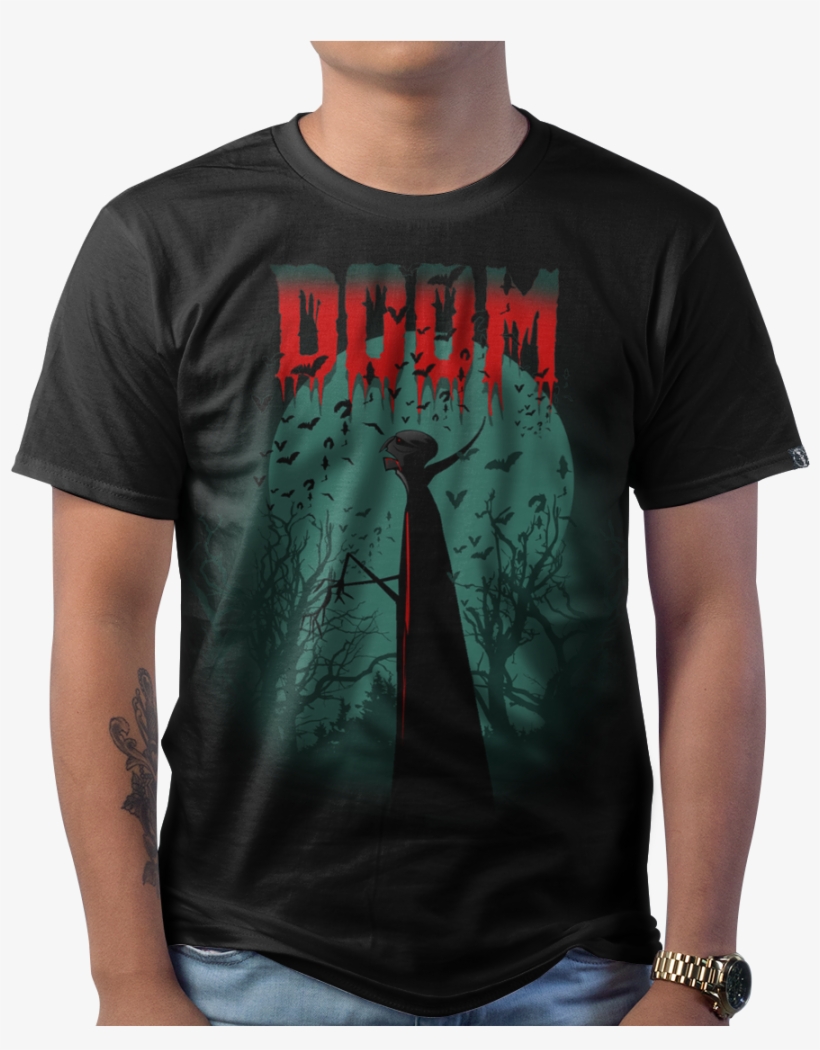 Doom Vampire - Blue T Shirt American Apparel, transparent png #7997625