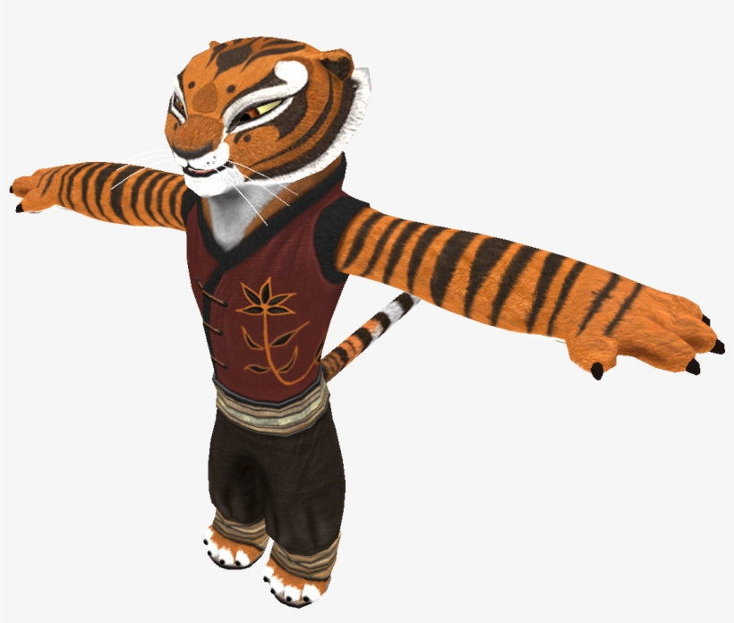 Kung Fu Panda Clipart Red Panda - Kung Fu Panda Tigress Model, transparent png #7997626