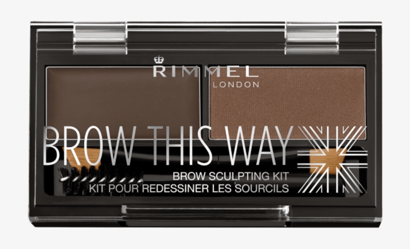 Brow This Way Sculpting Kit Para Cejas - Rimmel Brow Set, transparent png #7997634