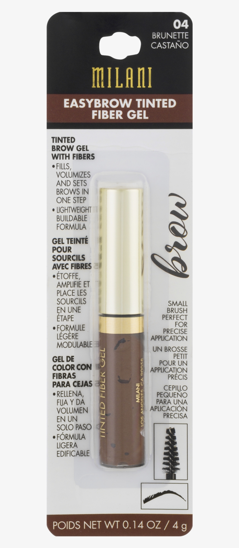 Milani Easybrow Tinted Fiber Gel, transparent png #7998344