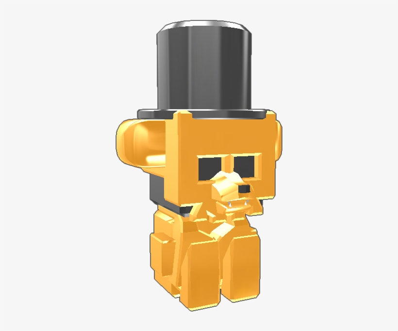 The Best Golden Freddy He Is Actually Gold And He Has - Cartoon, transparent png #7998611