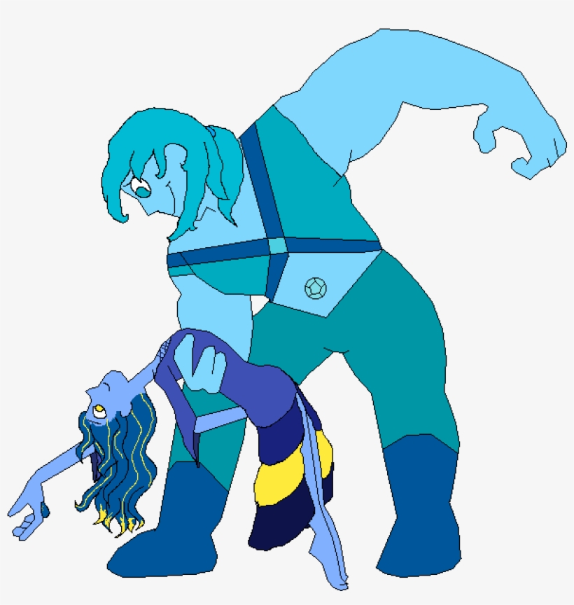 Lapis And Aqua Aura - Cartoon, transparent png #7998721