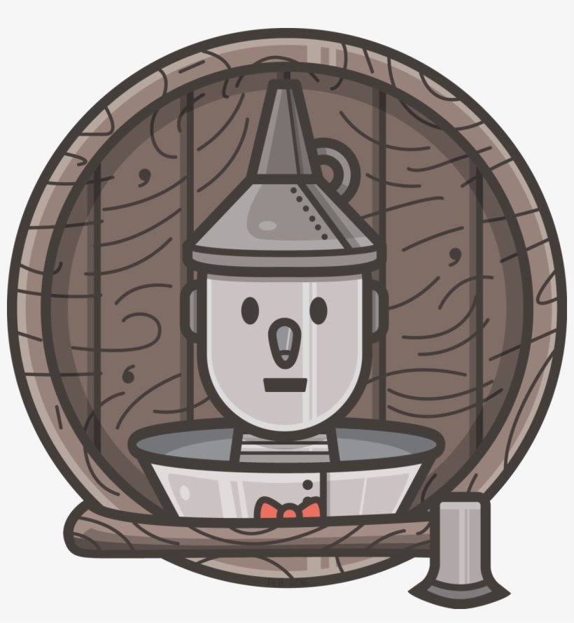 Tin Man Icon - Portable Network Graphics, transparent png #7998995