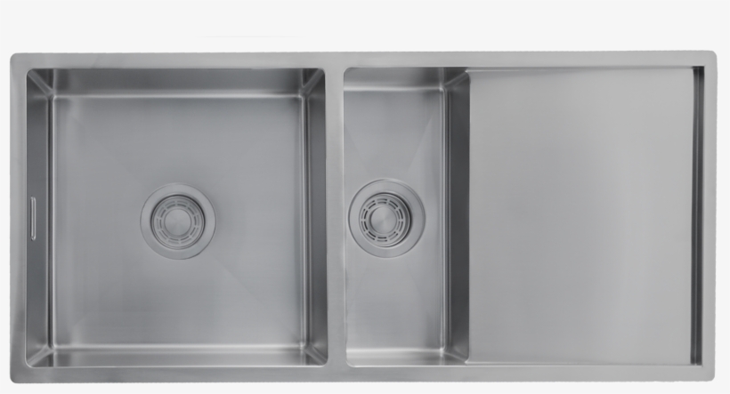 Copa Design Kitchen Sink - Rvs Spoelbak Onderbouw Met Afdruiprek, transparent png #7999631