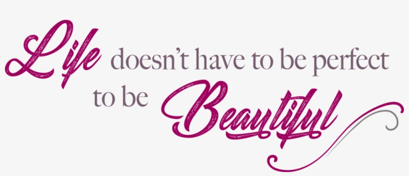 Beautiful Life - Calligraphy, transparent png #7999949