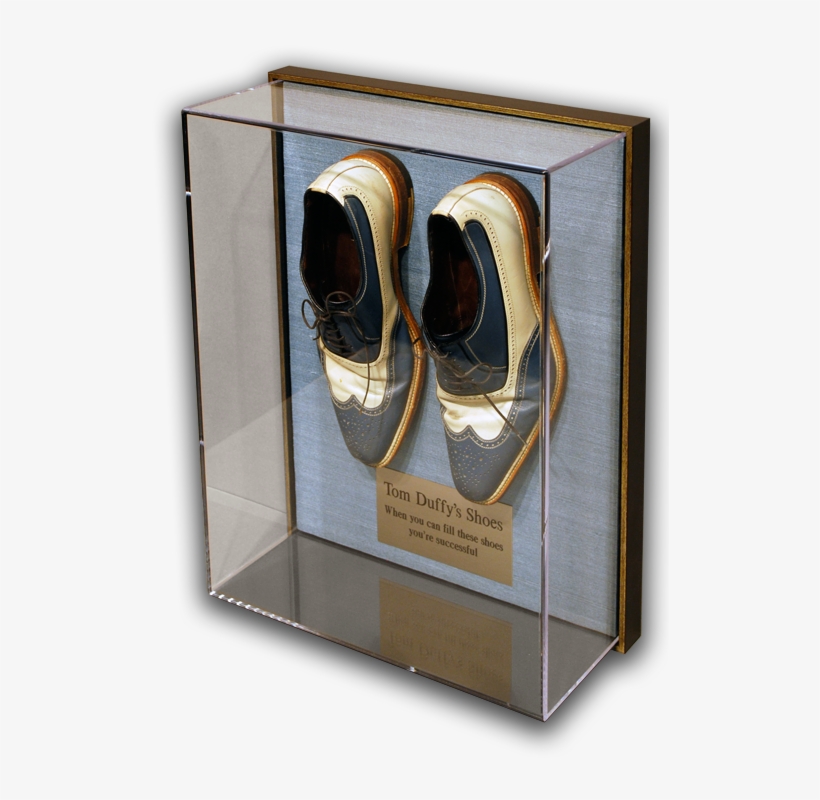 Tom Duffy Shoes In Acrylic Box The Framer's Workshop, - Shoes In A Frame, transparent png #80110