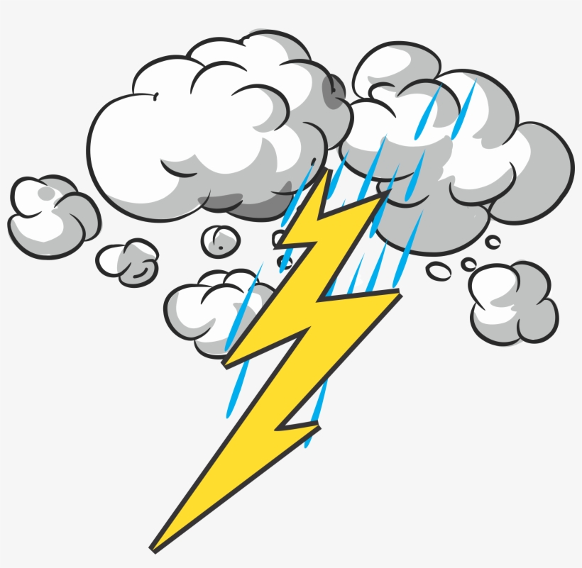 This Free Icons Png Design Of Thunder And Lightning, transparent png #80218