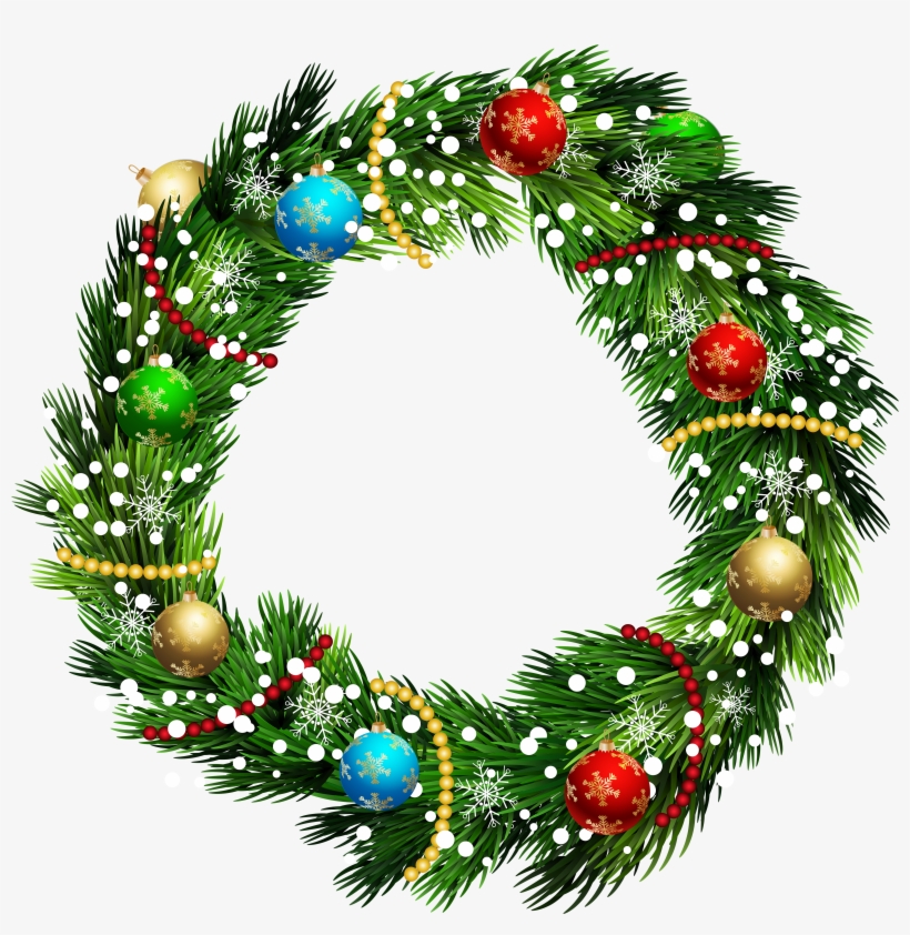 Christmas Wreath Png, transparent png #80283