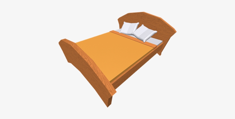 Orange Curve Bed - Portable Network Graphics, transparent png #80285
